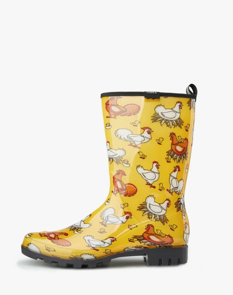Women's Waterproof Mid-Calf Rain Boots