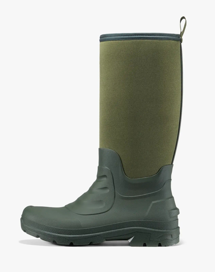 Men's Mid-Calf Neoprene Rubber Rain Boots