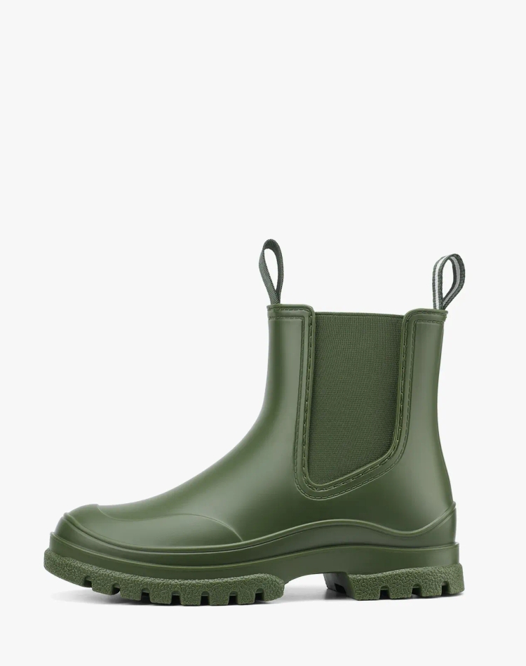 Women's Lightweight PVC Chelsea Matte Rain Boots