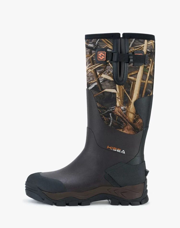 Men's Adjustable Calf Rubber Hunting Boots