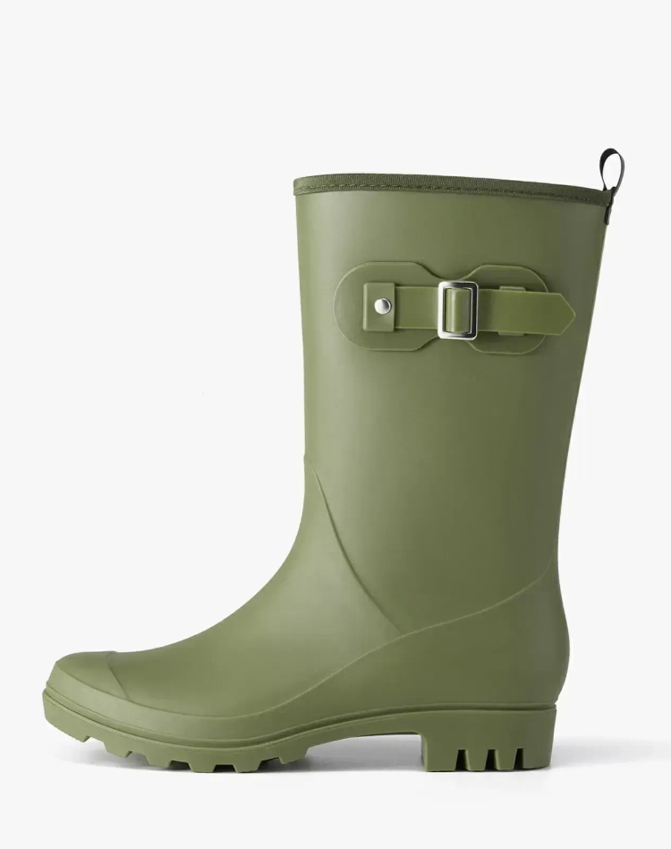 Women's Comfortable Buckle Rain Boots